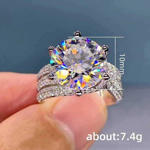 Bague de mariage en zircon cubique pour femmes, anneau de luxe en cristal CZ|3,96 €|OKKO MODE