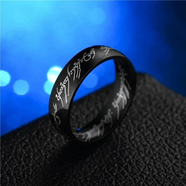 Bague en acier inoxydable hommes, bijoux mode pour porter à banquet fête vacances anniversaire|3,00 €|OKKO MODE