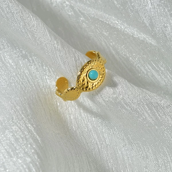 Bague Vintage en Acier Inoxydable Plaqué Or 14K pour Femme, 5 Pièces, Style Français, Ouverture Réglable, Bijoux, Cadeaux de ix|3,50 €|OKKO MODE