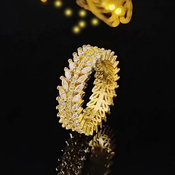 Bague de fiançailles de luxe Marquise Zcompresses pour femmes et filles, bague de bande d'éternité coupée, amour, unique, mariag|6,00 €|OKKO MODE