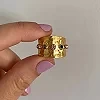 Bague vintage en cristal coloré pour femmes, bijoux de fête de mariage, accessoires de mode élégants, contre-indiqué|2,96 €|OKKO MODE