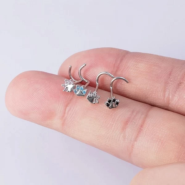 Look Bijoux Diamant Boucles tiges animaux métalliques unisexe|7,01 €|OKKO MODE