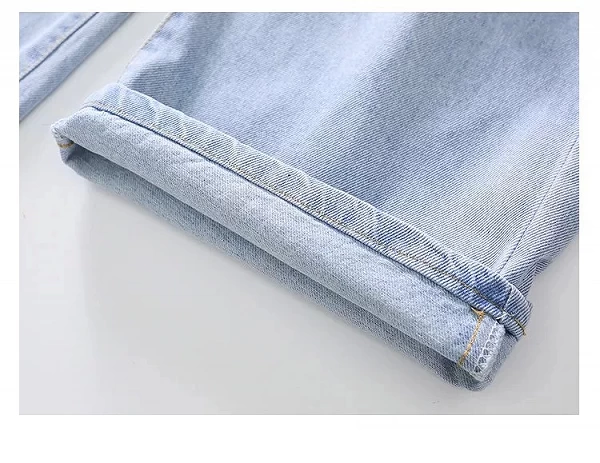 Jeans à trous cassés pour filles, pantalons à jambes larges, vêtements pour enfants, mode adolescente, printemps et été, 6 ans, |28,04 €|OKKO MODE