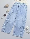 Jeans à Motif Étoile pour Fille, Vêtement Style Décontracté, pour Enfant de 6, 8, 10, 12 et 14 Ans, Collection Printemps-Automne|21,83 €|OKKO MODE