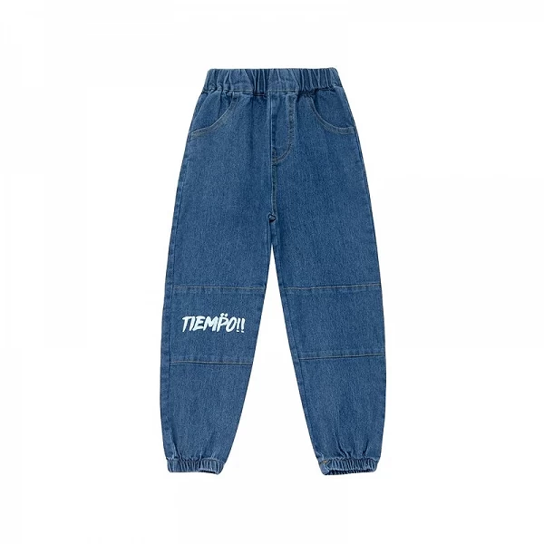 Jeans College en coton pour enfants, pantalons en denim pour garçons, vêtements pour adolescents FjKorean, 4-14 ans, printemps, |7,19 €|OKKO MODE