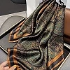 Foulard Carré en Satin pour Femme, Châle Rond Hijab, Bandeau de Cheveux, Poignet, Sauna de Luxe, 70x70cm, 2024|3,59 €|OKKO MODE