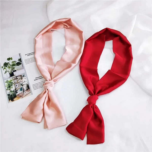 Foulard de la présidence de la mode pour femmes, écharpe de cheveux, écharpe de bande de sauna, écharpes de sac en satin pour fe|3,59 €|OKKO MODE