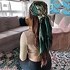 InjHair-Foulard d'été en satin pour femme, foulard de sauna, bandana, cheveux doux, hijab pour dames|4,00 €|OKKO MODE