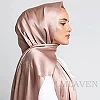 Foulard Hijab en Satin de soie pour femmes, voile de soie de luxe, Hijab pour femmes musulmanes, châle en soie brillant pour fem|4,49 €|OKKO MODE