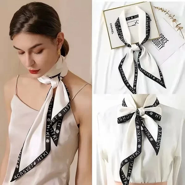 Longue raq Foulard Maigre Cheveux Rubans Écharpe Femmes Mode Sauna Bandes Cou Foulards Imprimé Bandeau Mignon Sac Foulards Femme|4,49 €|OKKO MODE