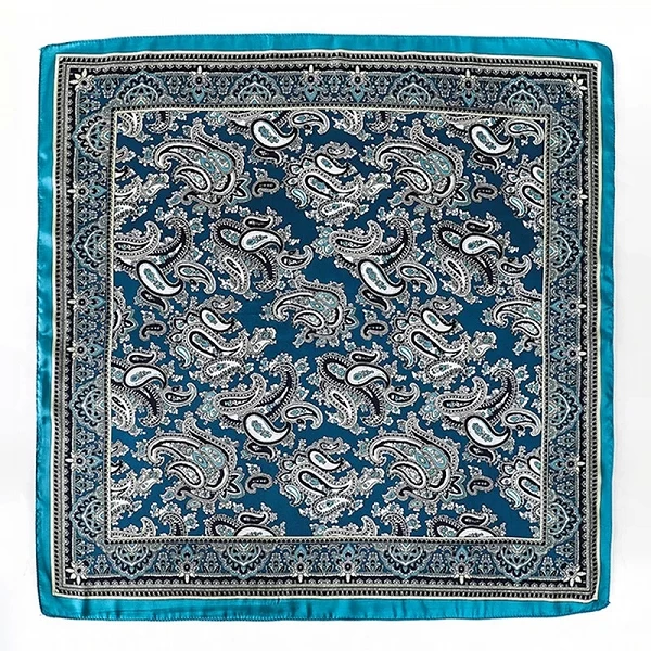 InjSatin-Foulard à cheveux pour femme, mouchoir imprimé, carré, tête bandana, petit cou, silencieux, hijab, dame, fille, 70x70cm|3,59 €|OKKO MODE