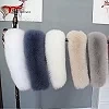 Châle en fausse fourrure de renard pour femme, col en fourrure, capuche, décor en fourrure, fausse fourrure, parkas, manteau d'h|16,11 €|OKKO MODE