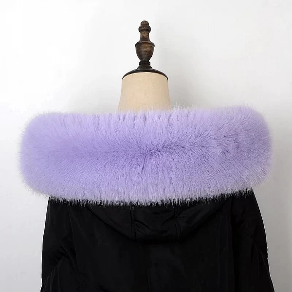 Châle en fausse fourrure de renard pour femme, col en fourrure, capuche, décor en fourrure, fausse fourrure, parkas, manteau d'h|16,11 €|OKKO MODE