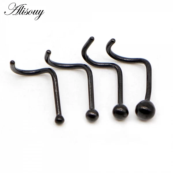 Alisouy – petites boucles d'oreilles en forme de boule, Piercing, clous d'oreilles, 1.5mm, 20G, en acier inoxydable chirurgical,|1,79 €|OKKO MODE