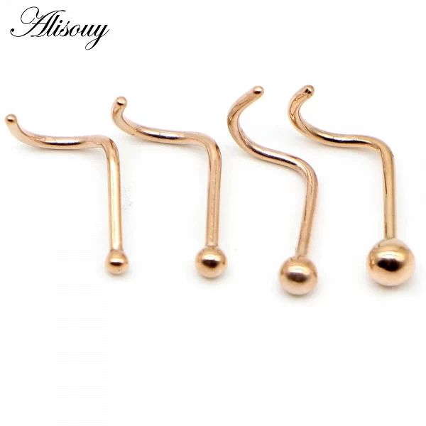 Alisouy – petites boucles d'oreilles en forme de boule, Piercing, clous d'oreilles, 1.5mm, 20G, en acier inoxydable chirurgical,|1,79 €|OKKO MODE