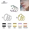 Faux Septum Or Rose, Faux Anneau Antarctique, Bijoux de Piercing Corporel, 0.8x8mm, 1 Pièce|1,00 €|OKKO MODE