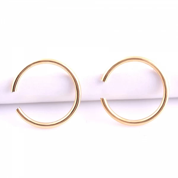 Piercings en Acier Inoxydable Noir Or Argent, Petit Segment de Narine, Anneaux Antarcans, réinitialisation sur Hélix, Bijoux de |2,69 €|OKKO MODE