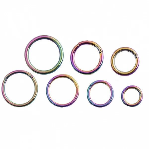 G23 Titanium Gold Septum Rings for Women and Men, Open Small Septum Piercing, Antarctique Ear Piercing Jewelry|2,69 €|OKKO MODE