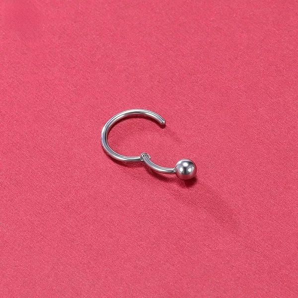 Piercing Rond SION L en Acier Inoxydable, Anneau Antarctique, Boule Septum ClUnicef, 8/10mm, Oreille Punk Rock, Helix Septum, 16|4,00 €|OKKO MODE