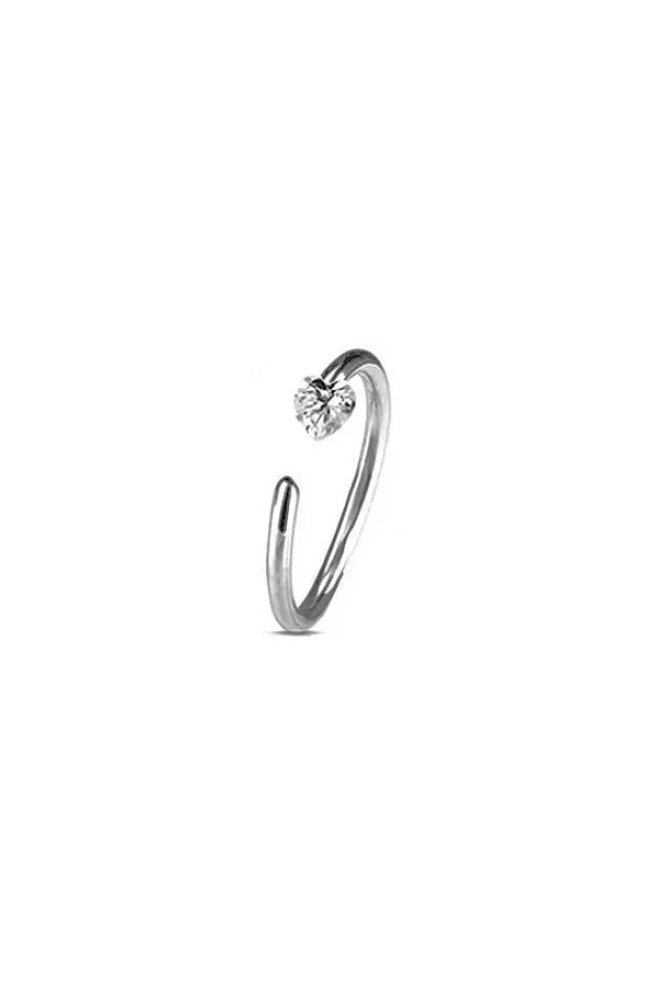 Anneau de nez plaqué or pour femme, cerceau en antarctique, étoile, coeur, carré, rond, bijoux de corps Ichi, nouveauté|2,69 €|OKKO MODE