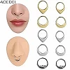 AOEDEJ-Bague Antarctique en Acier Inoxydable pour Femme et Homme, Piercing de Septum, Helix Cartilage, Boucle d'Oreille, Bijoux,|4,96 €|OKKO MODE