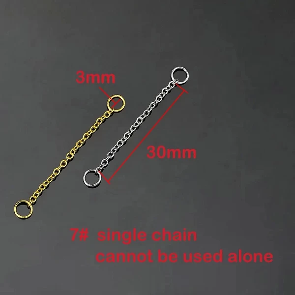 1PC maillon chaîne oreille perçage nez boucle d’oreille articulée avec rond pendentif Zricon Ins mode chaînes de Piercing couleu|2,69 €|OKKO MODE