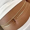 Boho Vintage Metal Waist JOWomen, Perlé, Rond, Paillettes, Or, Document Body & Beach Fashion Jewelry, Été, Nouveau, 2022|2,69 €|OKKO MODE