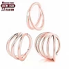 G23 Titane Septum Piercings pour Femmes, Or Rose, Document Antarctique, Anneaux Hoop Helix, Boucles d'Oreilles Tragus Cartilage,|5,39 €|OKKO MODE