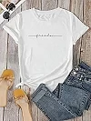 T-shirt à Manches Courtes pour Homme et Femme, 100 Coton, Lettres Imprimées Graphiques, Liberté, Vêtements Gothiques, à la Mode|14,87 €|OKKO MODE