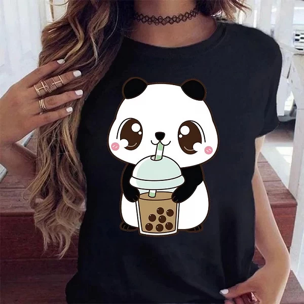 Camiseta mujer streetwear vintage divertida - Moda casual