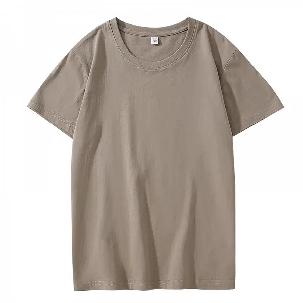 T-shirt à manches courtes pour femmes, tee-shirt basique à la mode, 100 coton, 03/Lady Y-, été|8,09 €|OKKO MODE