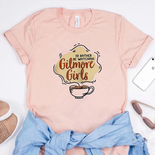 T-shirt pour filles, Luke's Diner, Lorelai Rory Tumblr Y|15,00 €|OKKO MODE