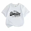 T-shirt à col rond pour enfants, chemise à manches courtes, vêtements d'été pour enfants, mode pour garçons et filles|8,05 €|OKKO MODE