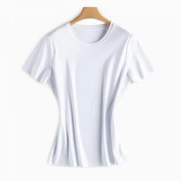 T-shirt manches courtes col rond fille, estival et décontracté, Burberry Cotton, Qualité|11,69 €|OKKO MODE