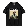 T-Shirt à Manches Courtes pour Homme et Femme, Streetwear, Vintage, Hip Hop, Rap Style, Kanye West Meme|9,00 €|OKKO MODE