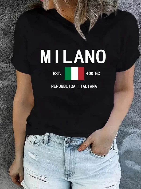 T-shirt unisexe en coton imprimé Y2K StreetChester pour femmes, Économie Hip Hop, Cool, Marque de luxe, Tendance italienne, Été,|9,00 €|OKKO MODE