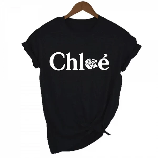 T-shirt imprimé alphabet pour femme, marque de luxe, haute qualité, mode estivale, chemise graphique pour femme, haut de rue, 20|9,00 €|OKKO MODE