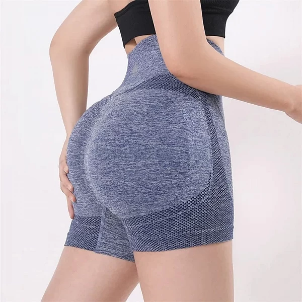 Short de yoga taille haute pour femme, pantalon court d'entraînement, fitness, levage des fesses, yoga, gym, course à pied, spor|5,57 €|OKKO MODE