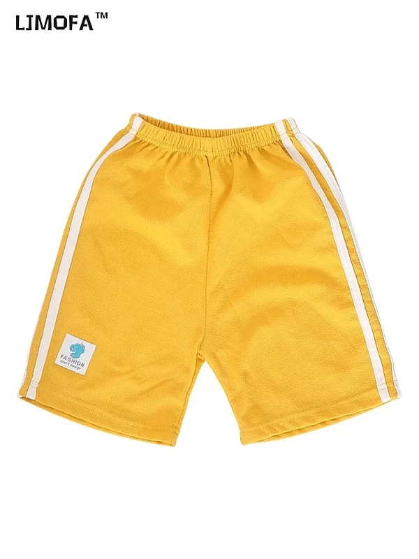 LJMOFA short d'été multicolore pour fille et garçon, mode confortable, respirant, à rayures, Sport, décontracté, pantalons pour |5,39 €|OKKO MODE