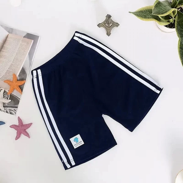 Short Noir pour Enfant Garçon et Fille de 1 à 2, 3, 4, 5, 6, 7, 8, 9, 10 et 11 Ans, 2024 Polyester, Pantalon Court Cool pour l'É|5,04 €|OKKO MODE