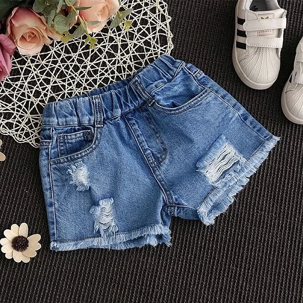 Sommer Jeans Shorts für Mädchen 8-14 Jahre - Trendige Mode