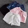 Shorts d'été en denim pour filles, pantalons courts mignons, vêtements de plage pour enfants, shorts pour enfants, 3-11T|14,94 €|OKKO MODE