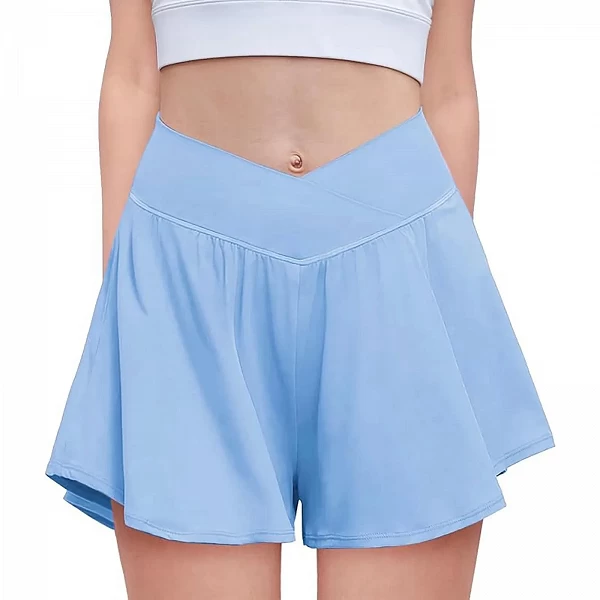 Short de course athlétique avec doublure en spandex pour fille, pantalon de sport surdimensionné avec poches, mode papillon, 2 e|11,00 €|OKKO MODE