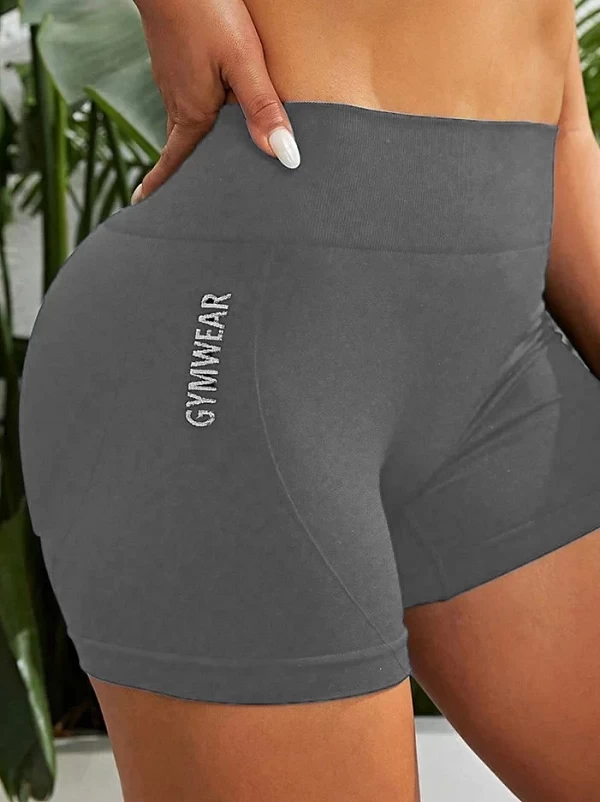 Pantalon court de sport taille haute pour femme, levage des fesses, séchage Qyuick, short de yoga respirant, collants athlétique|6,95 €|OKKO MODE