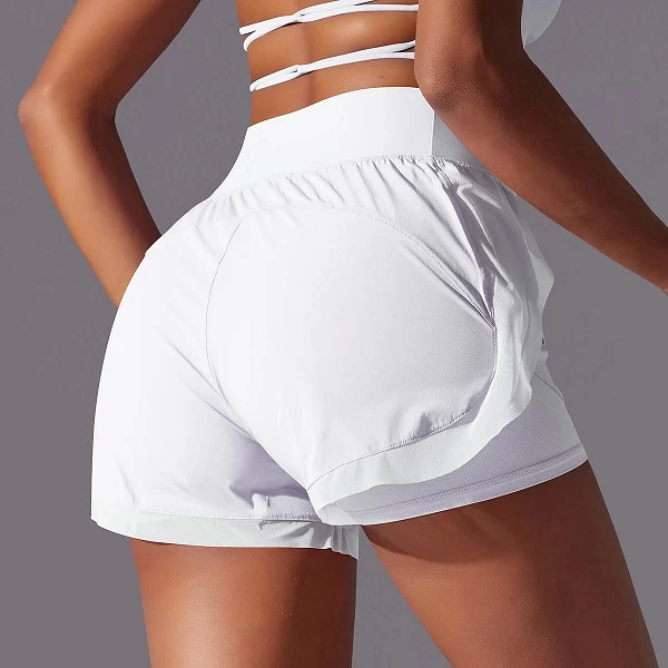 Jupes de sport taille haute pour femmes, shorts de course, shorts de survêtement respirants, jupes de sport à séchage rapide, sh|17,00 €|OKKO MODE