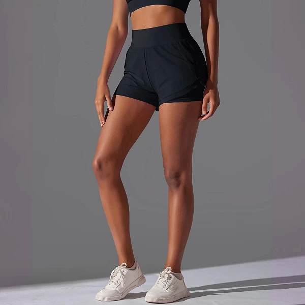 Jupes de sport taille haute pour femmes, shorts de course, shorts de survêtement respirants, jupes de sport à séchage rapide, sh|17,00 €|OKKO MODE