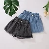 Culottes en denim pour filles, vêtements d'été pour enfants, style occidental, cuhk, joker, pantalons chauds, fins, à l'extérieu|7,01 €|OKKO MODE