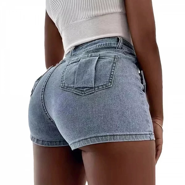 Mini Jupe en Jean Denim pour Femme, Vêtement d'Extérieur, Rave Street, Rond, Ligne A Irrégulière, Slim, Cargo, Court, Y2K|23,91 €|OKKO MODE