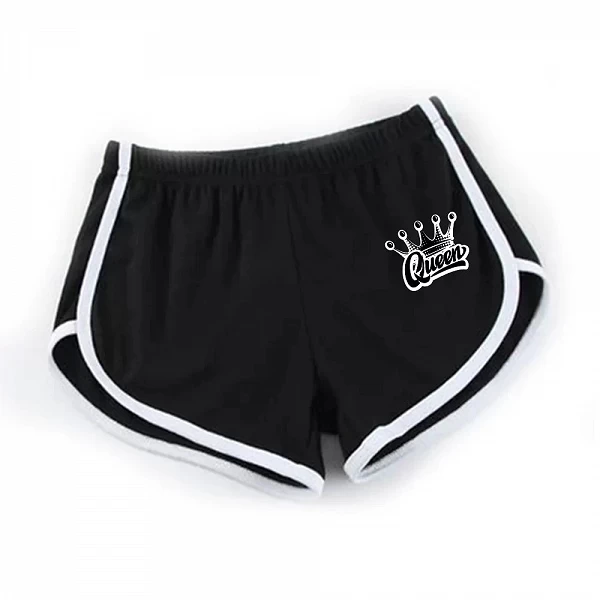 Short de plage imprimé Queen pour femmes, short de gym, vêtements d'été, pantalons courts pour femmes, 2024|7,97 €|OKKO MODE