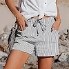 FjShort en mousseline de coton pour femme, short décontracté léger, short taille haute avec jean déchiré, objectifs de plage, mo|16,11 €|OKKO MODE